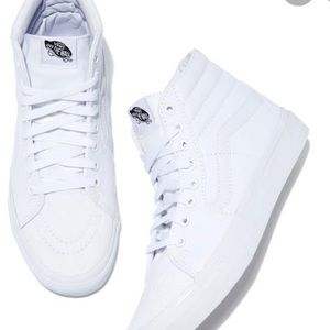White high top vans